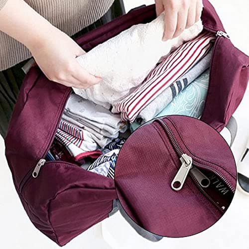 Gold Letter Printed Cabin Bag 45x36x20 for Easyjet Airlines Underseat Travel Bag Holdall Bag Carry on Hand Luggage Weekend Bag Packable Travel Duffel Bag,Sports Fitness Luggage (Gold A) — view 4