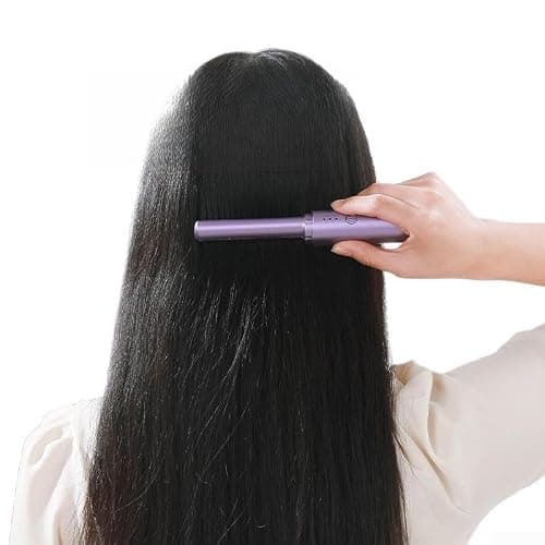 Portable Curling Iron Wireless Compact for Travel Pink(Pink) — view 3