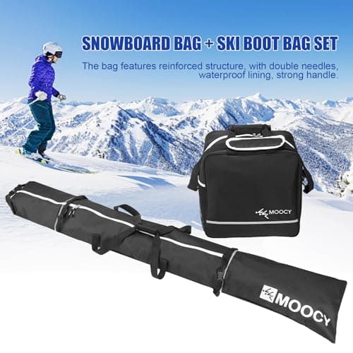 Snowboard and Boot Bag, Padded Ski Storage Box Waterproof, Snowboard Bag — view 2