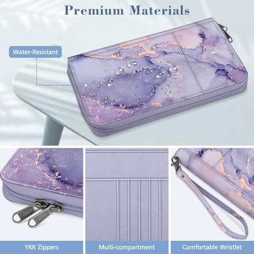 FINTIE Passport Holder Travel Wallet for Family — view 6