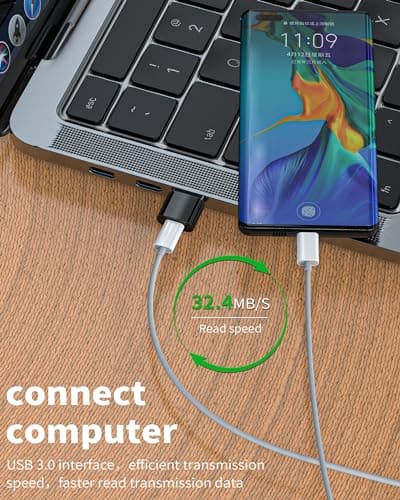 USB C OTG Adapter Type C Male to USB-A Female Adaptor (6Pack)for iPhone 16 15 for iPad Macbook Pro Compatible for Samsung Galaxy S23 Charging Cable Port Converter for Apple Mac Auto Car Plug Connector — view 6