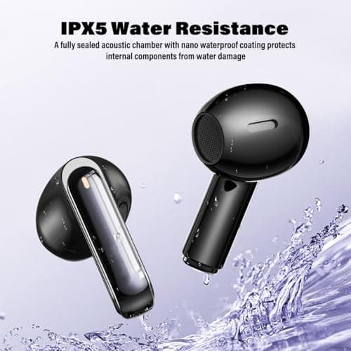 AI Translation Earbuds Real Time, 2026 New NE70 Language Translator Headphones with Touch Screen, Audifonos Traductores Inglés Español, Bluetooth Translating Device Support 164 Languages-White — view 5