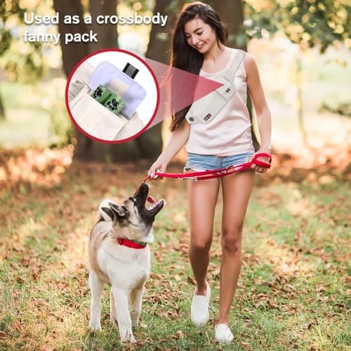 MAXTOP Bumbag Waist Crossbody Bags for Women Men Large Anti-Theft Waist Bag with Adjustable Wide Strap Fanny Pack Cross Body Bag for Outdoors Workout Traveling Casual — view 2