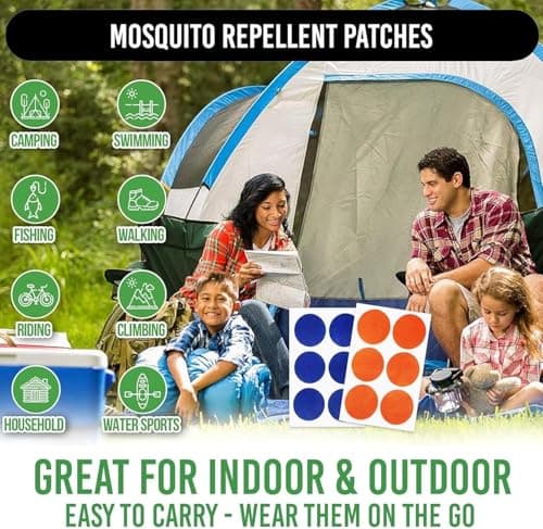 Ninoclar 120 pcs Mosquito Repellent for Children and Adults, Natural Plant Repellent Patches, Multi-Color, 24 Hours Protection, Skin Safety, Waterproof Mosquito Repellent Patches. — view 6