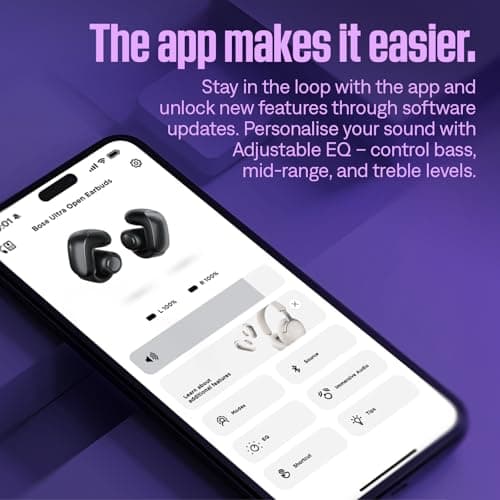 Bose Ultra Open Bluetooth Earbuds with OpenAudio Technology, Open Ear Wireless Earbuds, Up to 48 Hours of Battery Life, Driftwood Sand - Limited Edition — view 6