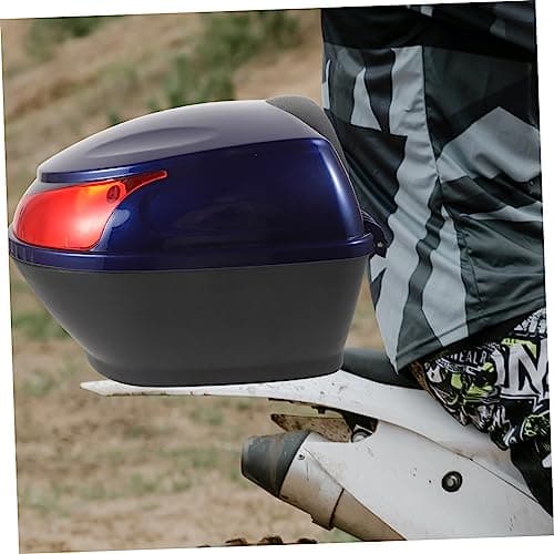 PACKOVE Motorcycle Tail Box Hardwearing Plastic Rear Storage Carrier Lock — view 6