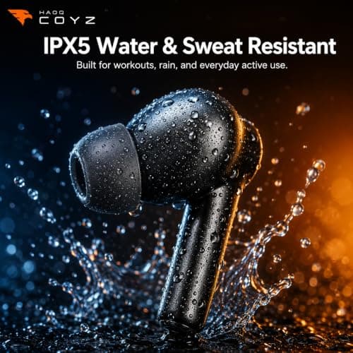 Wireless Earbuds Bluetooth 5.4, ANC Active Noise Cancelling Earphones with 1.9" Smart Touch Screen Charging Case, IPX5 Waterproof HiFi Deep Bass Headphones, 32H Playtime, for iPhone & Android — view 6