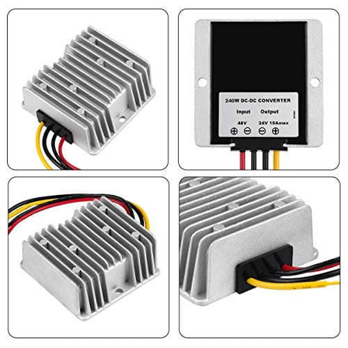 HOMELYLIFE DC Voltage Regulator Buck Converter - DC 48V Step Down to 24V 10A 240W, Waterproof Power Converter Module Transformer for Golf Carts, Club Carts, Electric Vehicles, and DIY Projects — view 4