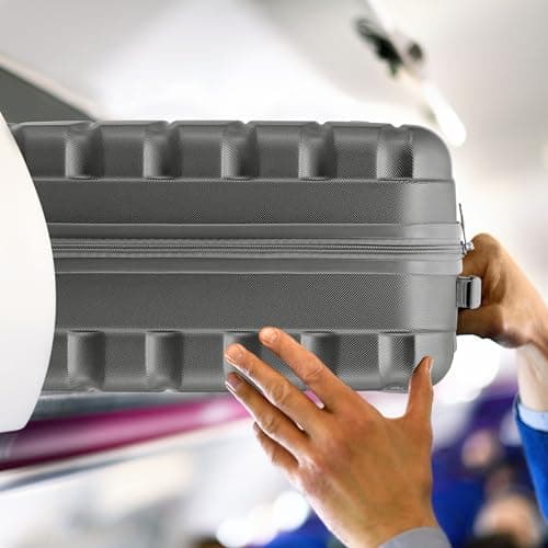 Flight Knight 55x35x25 Cabin Luggage for KML,Carry On Suitcase Approved for 35 Airlines, EasyJet, Maximum Size for Air France - Lightweight Small Durable Cabin Bag, ABS Hard Shell, Hand Luggage — view 5