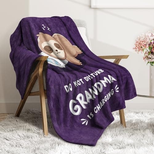 Grandma Gifts, Flannel Blanket Gifts for Grandma from Grandchildren — view 4