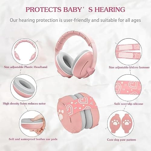 JITIFAZH 2‑in‑1 Baby Ear Defenders for 0‑48 Months with Hearing‑Protection — view 4