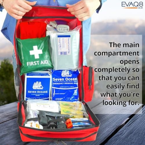 EVAQ8 Emergency Go Bag 72 Hour Survival Kit Complete — view 5