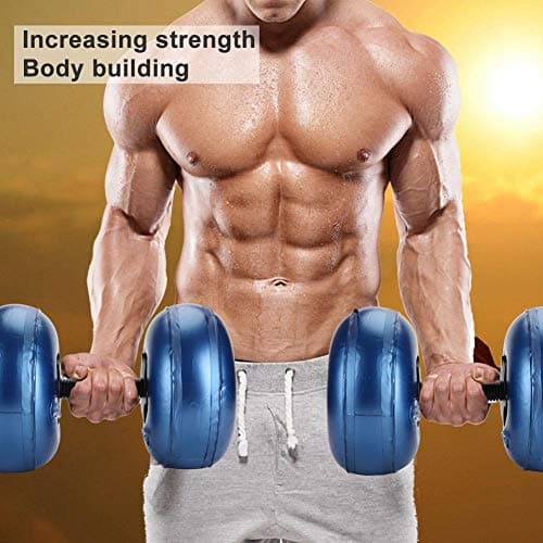 VIFER Dumbbell Set Adjustable Travel Dumbbells Water Filled Dumbbells Hand Weights Dumbbelles up to 20kg with 4/8 x Dumbbell Bags 2 Levers — view 2