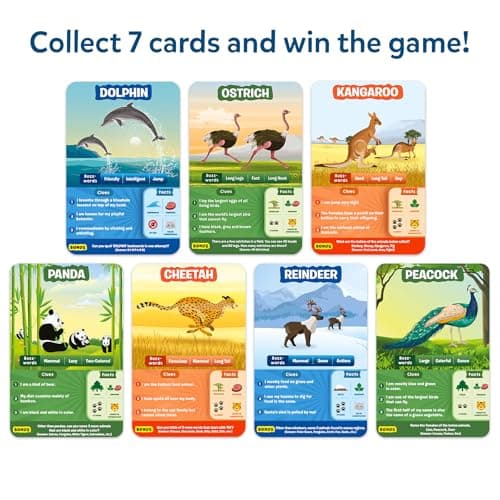 Skillmatics Guess in 10 Animal Planet, Travel Board Game, Gift for Kids — view 5