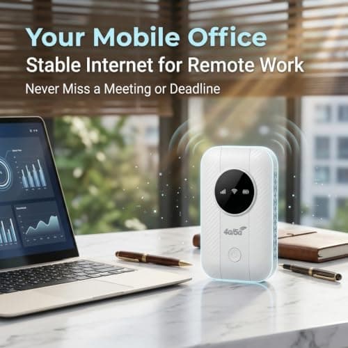 4G LTE Portable WiFi Hotspot, 2100mAh, 12H Battery, 16 Devices — view 6