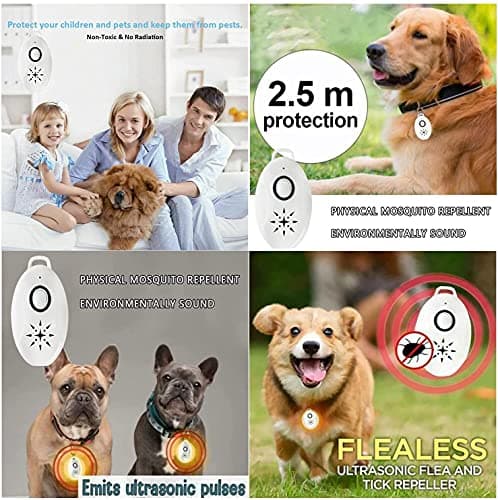 3 Pack Ultrasonic Mosquito Repeller, Portable Pest Repellent Outdoor/Indoor, Rechargeable Pest Control Insect Repellent Efficient Repelling Ant, Mosquito, Fly, Flea, Lice, Spider for Adults Kids Pets — view 4