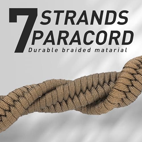 SUNYA Camera Wrist Strap for Photographers with Quick Release Buckle Paracord Rope Camera Hand Strap Compatible for DSLR or Mirrorless Camera — view 6