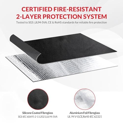 SAFE TECH UL94 Tested Fireproof Power Bank Case, Fireproof Money Bag — view 4