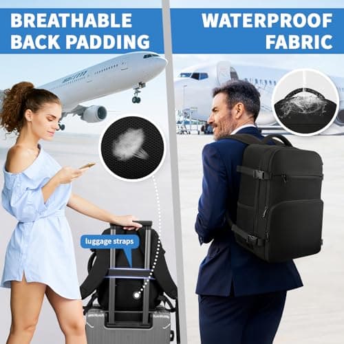 ZOMFELT for New Ryanair 40x30x20 Cabin Bag, 24L Travel Backpack Cabin Size — view 6