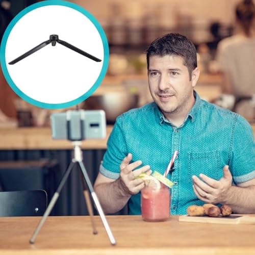 2Pcs Folding Tabletop Camera Tripod, 1/4 Inch Screw Mount — view 6