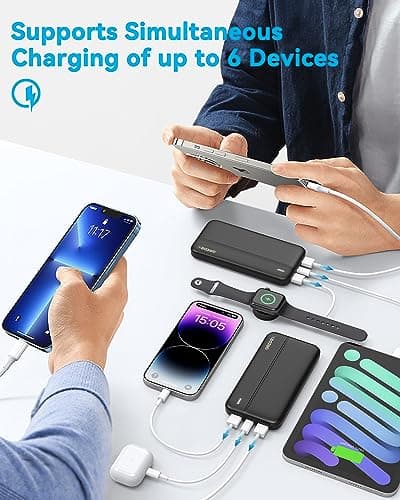 GREPRO Power Bank 10000mAh - 2 Pack, 2 USB A + 2.4A USB-C Output Ports — view 4