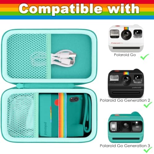 Khanka Hard Case for Polaroid Go Gen 3/Go Gen 2/Go Mini Instant Film Camera — view 4
