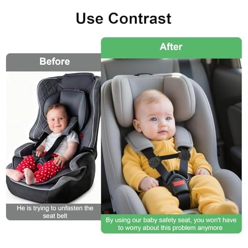 2 Pack Baby Car Seat Straps Anti Escape for Car Seat, Stroller & High Chair — view 4