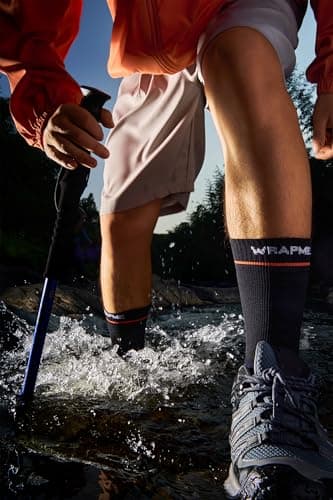 WRAP ME Waterproof Hiking Socks for Men & Women, Thick Merino Wool Lined — view 4