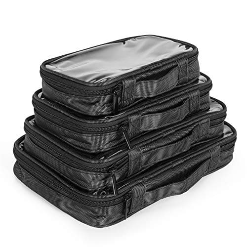 Damero 4Pcs Clear Travel Toiletry Bag