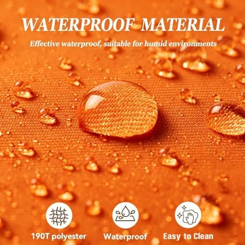 Sleeping Bag, Double Sleeping Bag with 2 Pillows Extra Large 3-4 Season Lightweight, Waterproof Indoor & Outdoor Use for Adults for Hiking, Backpacking and Camping Travel (Orange Double) — view 5