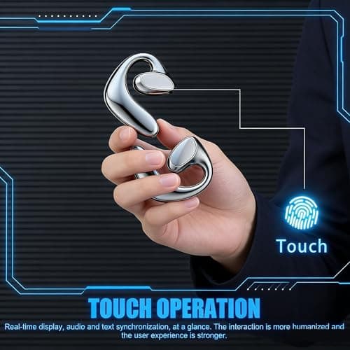 Sonabuds Translation Earbuds, 144 Languages Real-Time Two-Way AI Translator, Bluetooth Wireless Earphones-Ipx5 Waterproof, Ultra Long Endurance For Travel, Business, Calls & Music, Open-Ear (2PC-A) — view 5
