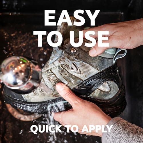 Nikwax Fabric & Leather Shoe Waterproofing Spray 300ml – Water & Stain Protector for Shoes & Boots, Restores DWR, Breathable Protection for Outdoor & Everyday Footwear — view 4
