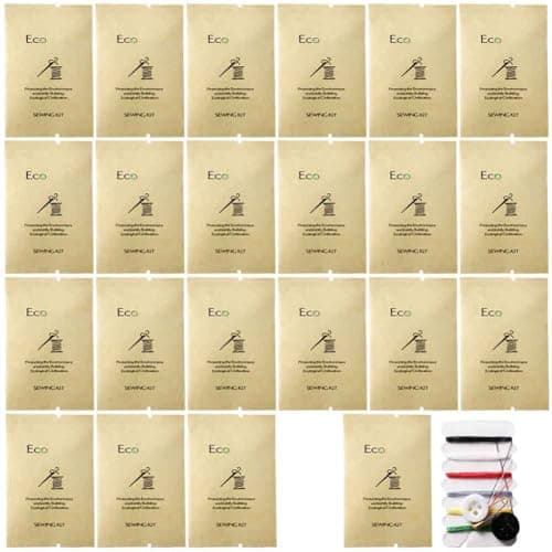 30Pcs Individually Wrapped Travel Quick Repair Emergency Sewing Kit; Portable Multipurpose Hotel Sewing Kit with Needles Button Threads Safety Pin for Home Hotel Travel Use; Outdoor Sewing Repairing T