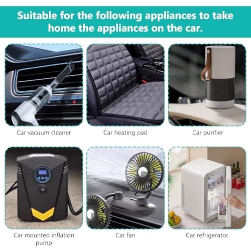 Vegena AC to DC Converter 120W/10A, 220V to 12V Adapter, Car Cigarette Lighter Socket, Car Power Converter AC to DC Transformer, 220V Mains To 12V DC Cigarette Lighter Voltage Converter Power Adapter — view 5