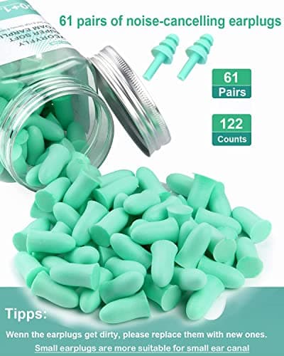 VeoryFly Small Ear Plugs Sleep, Soft Foam Ear Plugs for Kids/Children/Woman — view 2