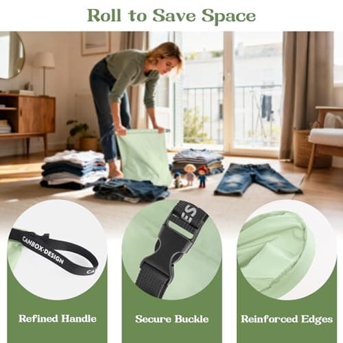 CANBOX Travel Laundry Bags, 2 Pcs Waterproof Wet Dry Separation Bags — view 4