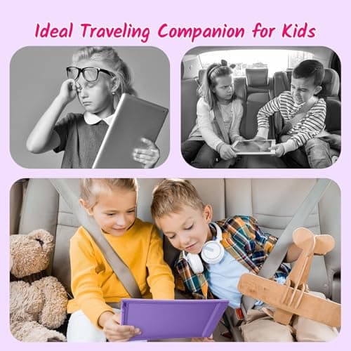 TECJOE 2 Pack LCD Writing Tablet, 10 Inch Colorful Doodle Board for Kids, Electronic Drawing Tablet Drawing Pads,Kids Travel Games Activity for Learning,Gifts for 3–6-Year-Old(Pink and Violet) — view 4
