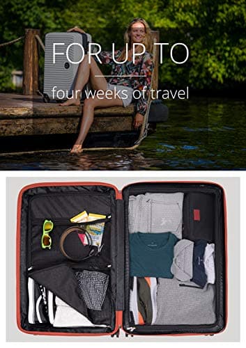 Hauptstadtkoffer Mitte - Large Hard-Shell Suitcase, TSA, 4 Wheels, Check-in Luggage with 8 cm Volume Expansion, 77cm, 130 liters, Coral — view 3