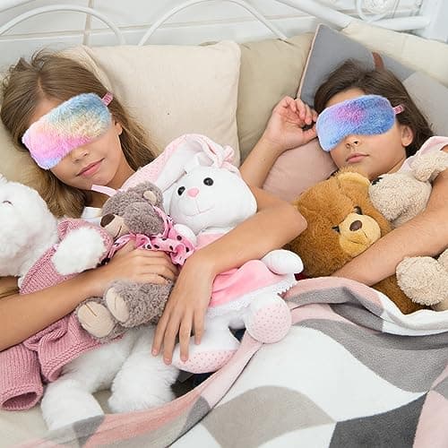 Heyu-Lotus 6 PCS Kids Eye Masks for Sleeping Plush Kids Sleep Mask — view 6