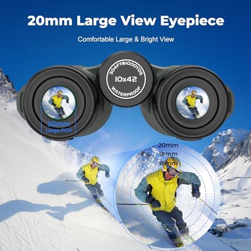Gosky 10X42 Binoculars for Adults High Powered With Phone Adapter & Tripod — view 4