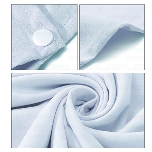 AiSi Cotton Sleeping Bag Liner Healthcare Sleep Sack with Carry Pouch Univeral for Travel Hotel | Business Trip | Camping — view 3