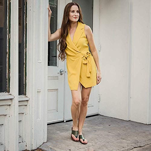 Aerosoft Flat Sandals For Women - Walking Summer Vacation Essentials Ladies Flip Flops – Comfortable Arch Support Orthotic Sandals For Women – Casual Outdoor Fashion Dressy Non Slip Footwear, Lilac — view 2