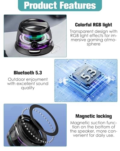 Magnetic Bluetooth Speaker G200 Multifunctional Portable Phone Stand — view 3