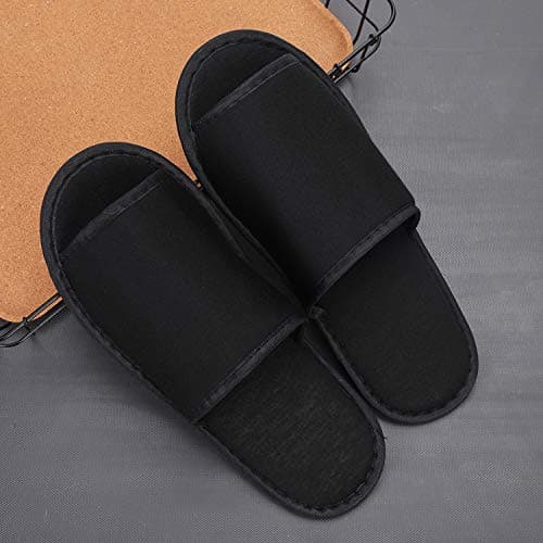 XINCHIA Portable Travel Slippers Foldable Open Toes Sandals Non-Disposable Cotton Hotel Spa Slippers Guest Room Unisex Indoor House Floor Footwear Anti-skid Business Travel Trip Flight Shoes Footwear — view 2