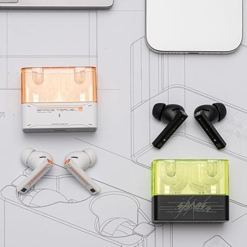 Moondrop Space Travel 2 HiFi Noise-Canceling TWS wireless Earphone Bluetooth 6.0 ANC Low-Latency Game Mode SBC/AAC (Black) — view 2
