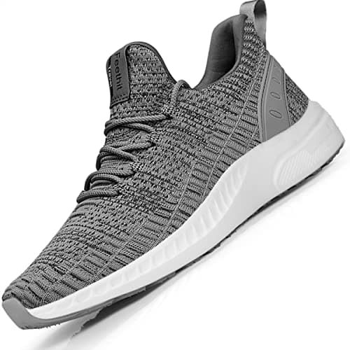 Feethit Womens Trainers Comfort Sneaker Shoes Sport Tennis Gray 4