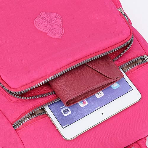 Estwell Women Backpack Ladies Rucksack Handbag Anti-theft Waterproof Nylon School Bag Travel Casual Daypack Fashion Shoulder Bag, Dark Blue — view 6