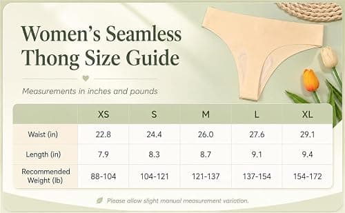 Thongs for Women 5 Pack Seamless No Show Low Rise Underwear (5PCS-e,S) — view 3