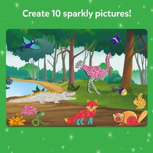 Skillmatics Foil Fun Animals, Foil Art & Craft Kit, Gift for Boys & Girls — view 4