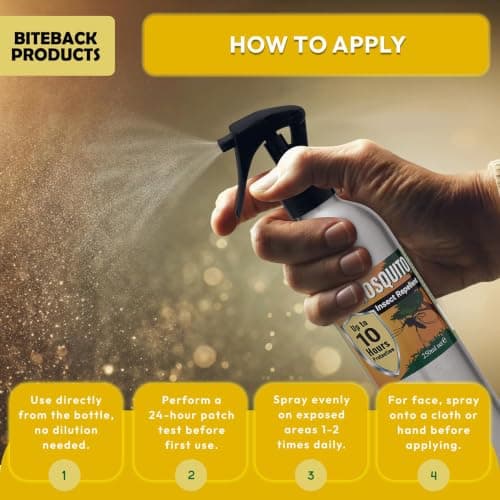 Biteback Products 'Veto Mosquito' - Insect Repellent Spray, DEET-Free | 20% Icaridin | Up to 12 Hours Mosquito, Midge & Tick Protection | Formulated Specifically for Human Application | 250ml — view 6